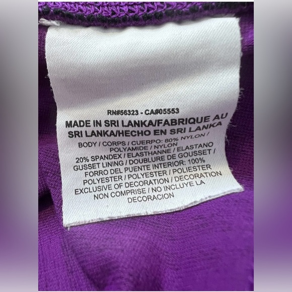 NIKE Dri-Fit Purple Running Capri Cropped Leggings Pants Womens Size Small - Picture 7 of 11